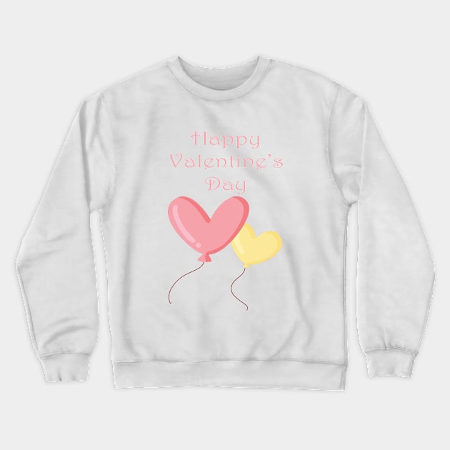 Heart Balloon Crewneck Sweatshirt by JevLavigne